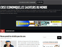 Tablet Screenshot of crise-economique.net